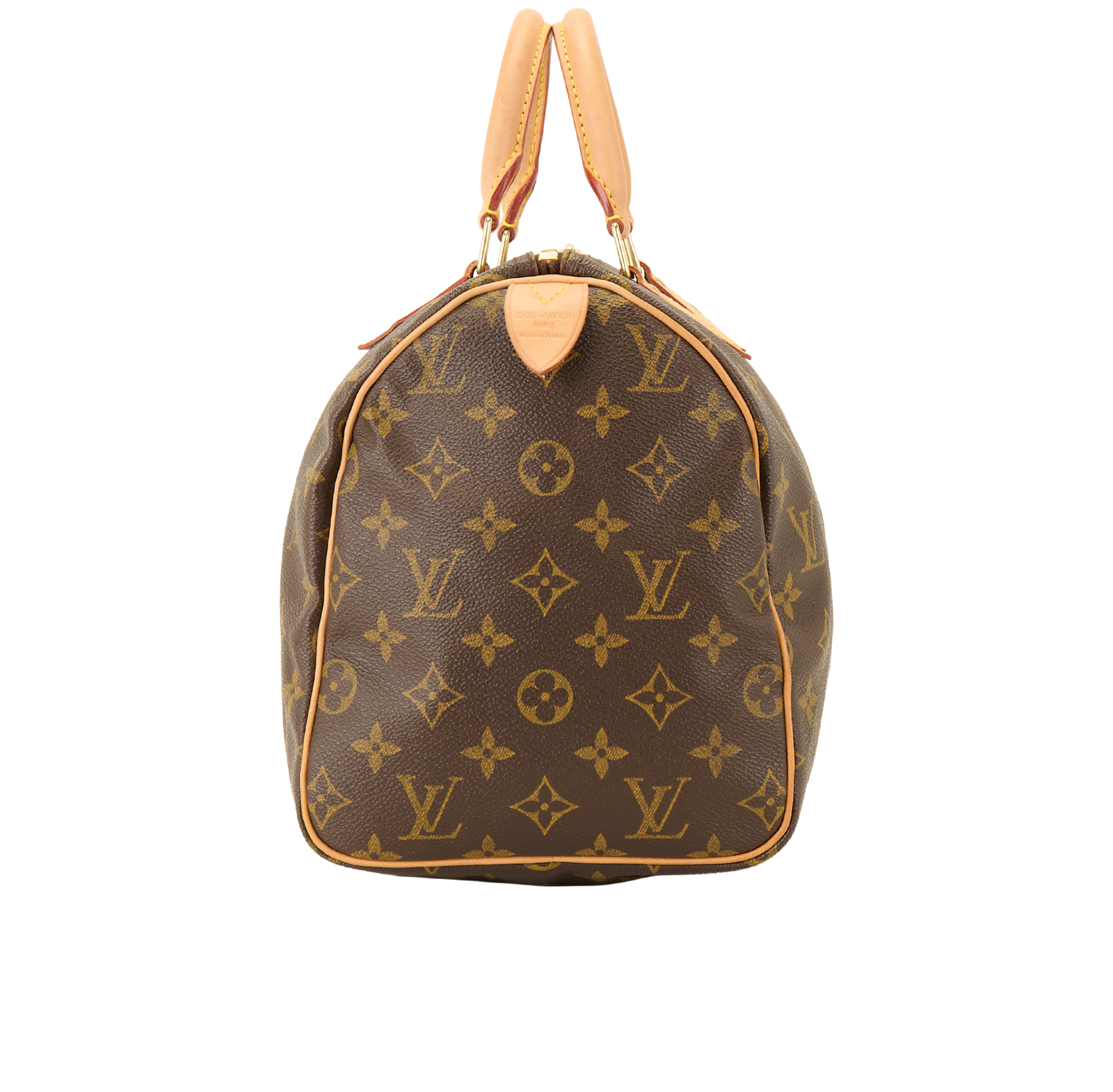 Speedy 30, &pound;850, Handbags, Brown, Leather, Side view